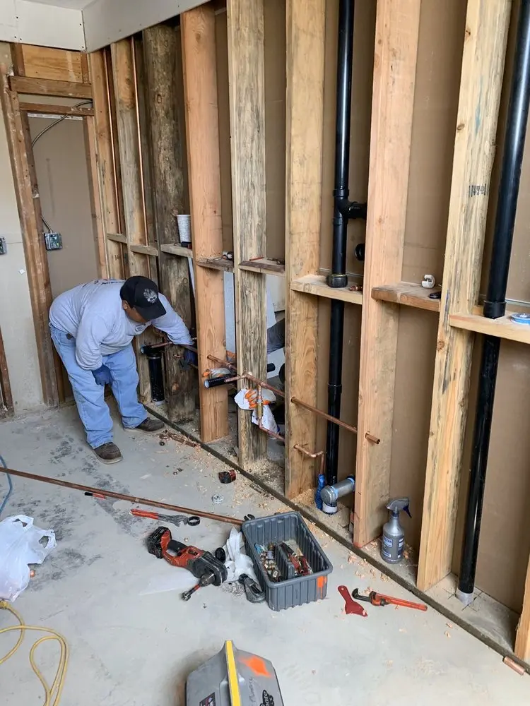 Commercial rough-in plumbing for Trenchless Sewer Repair in Towerville